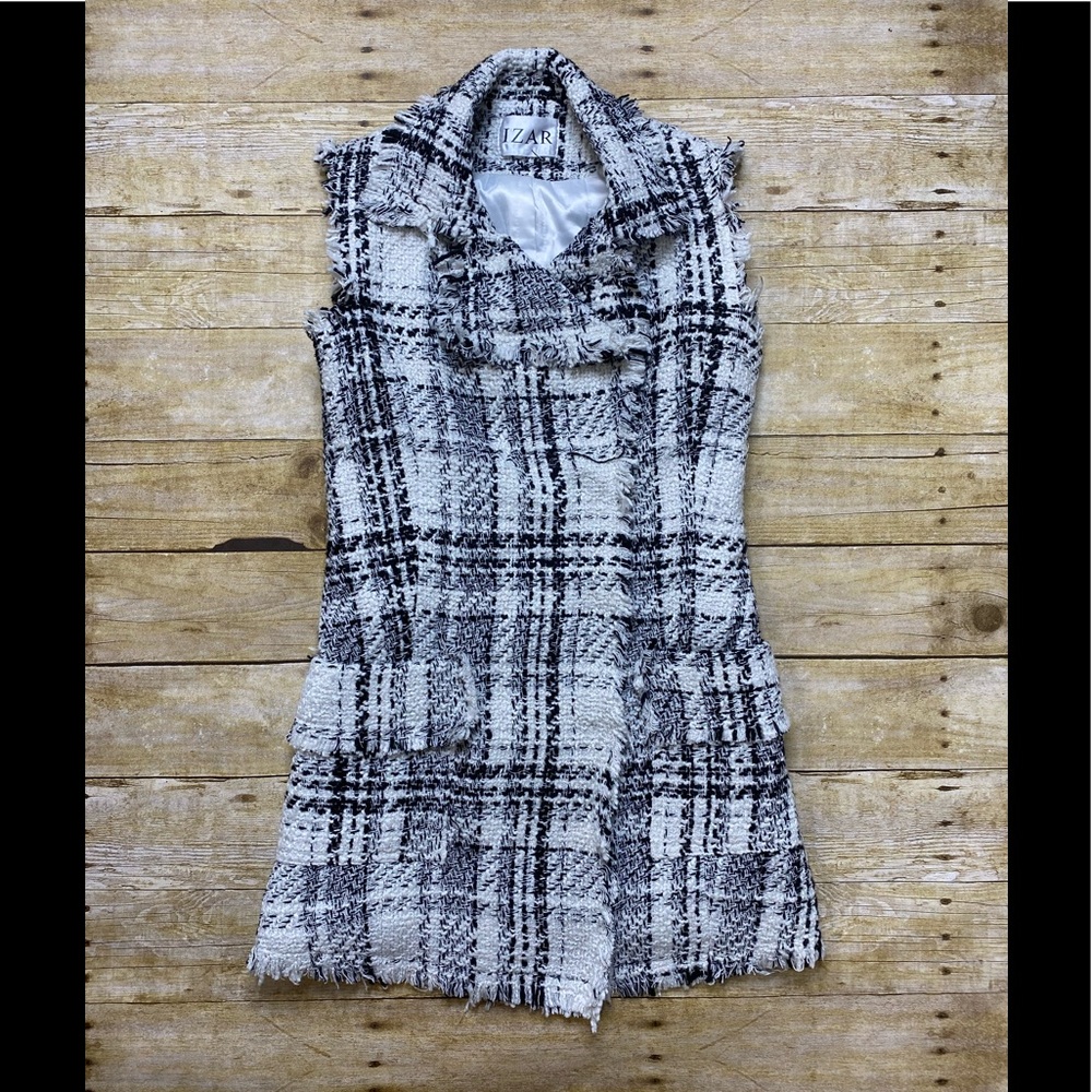 Izar tweed vest dress